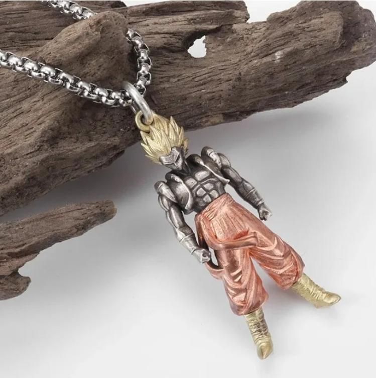 Dragonball Z Goku Inspired Pendant with Chain